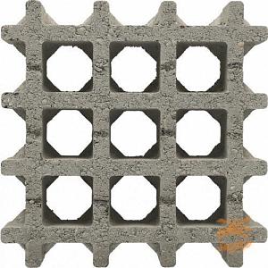 Aquadraintegel 30x30x8cm. Gris