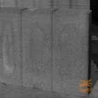 Quadrobandpalissade 8x25x100 cm Zwart