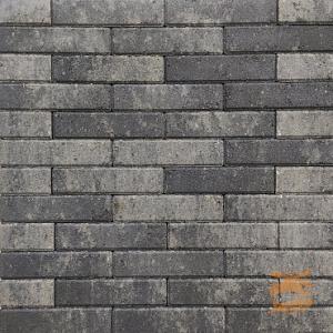 Dikformaat Strak 6cm. Grijs Zwart  UITLOPEND