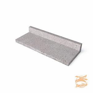 Schellevis Traptreden 100x40x15 L-Model Grijs