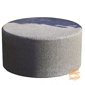 Schellevis Zitelement Rond Ø60x40 cm. Grijs