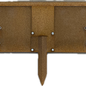 Kantopsluiting Single-300x10 Corten