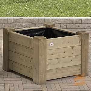 Bloembak Horst 60x60cm, 45mm, 44cm hoog