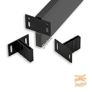 Bevestiging WPC Tuinhek T-Beslagset Antraciet  (4 stuks)