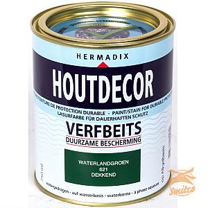 Houtdecor Dekkend 621 Waterland-Groen 750 ml.