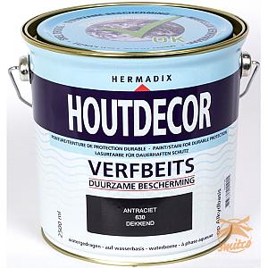 Houtdecor Dekkend 630 Antraciet 2500ml.