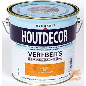 Houtdecor Transp. 652 Grenen 2500ml.
