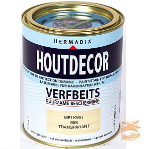 Houtdecor Transp. 658 Melkwit  750 ml.