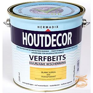 Houtdecor Transp. 659 Blank-Vuren 2500 ml.
