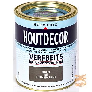 Houtdecor Transp. 660 Grijs 750ml.