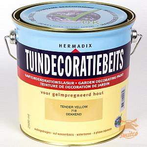 Tuindecoratiebeits 718 Tender Yellow  2500 ml.