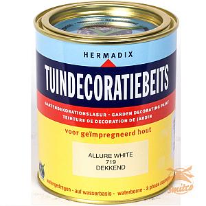 Tuindecoratiebeits 719 Allure White 750ml.