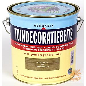 Tuindecoratiebeits  763 Olijf Groen  2500 ml.