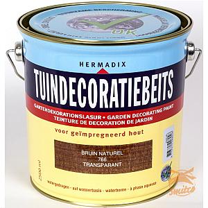 Tuindecoratiebeits 766 Bruin Naturel 2500 ml.