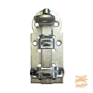 Hangslotschuif Verzinkt 100mm. blister
