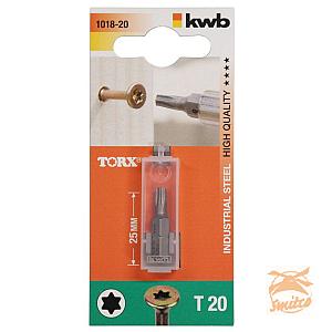 Schroef Bit T20 Torx 4,0  3 st./Blister