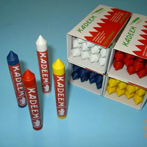 Merkkrijt Kadeem Blauw