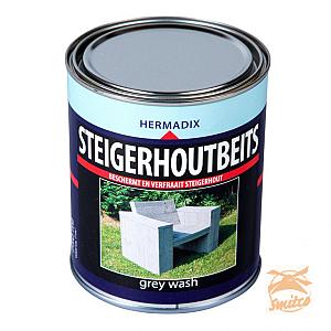 Steigerhoutbeits 750ml. Grey Wash