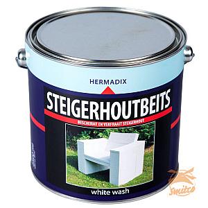 Steigerhoutbeits 2,5ltr. White Wash