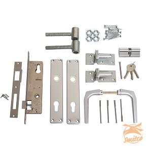 Beslagset Douglas Country Deur Met Stalen Deurframe (incl. duimen)  008992