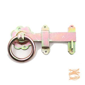 Rozetklinkstel Geel Verzinkt. 285673