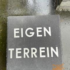 Tekst En Cijfertegels 30x30x6cm. Eigen Terrein Tegel