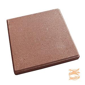 Betontegel 30x30x6cm. Rood