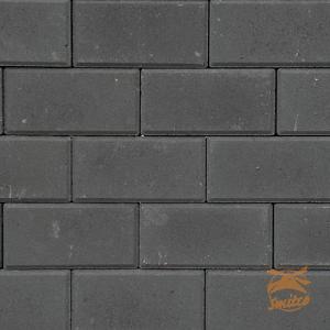 Laag á 0,82 m2. Halve BKK 10,5x10,5x8 Zwart (72 stuks)