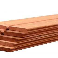 Douglas Afdekkap t.b.v. Betowood Schermen 4,5x7,0x220cm.  Onbehandeld