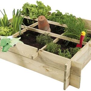 Minigarden Grenen 20x90x90 cm. (hxbxd), Groen Ge#mpregneerd