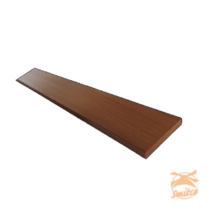 Pak van 4 stuks Thermovision Ayous Geschaafde/fijnbezaagde Plank 1,8x13,5x305 cm., Thermisch Gemodif