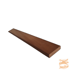 Pak van 4 stuks Thermovision Ayous geschaafde/fijnbezaagde plank 1,8x9x305 cm, thermisch gemodificee