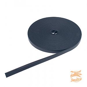 Rubber Boomband  25 mtr. x 25 mm.   Verst. Kern