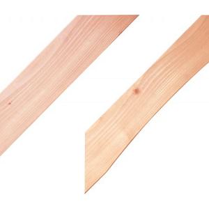 Douglas Geschaafde Schoor, Recht, 4,5x14.5x70cm. Onbehandeld 1039024