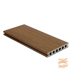 NewTechWood Composiet Dekdeel Houtstructuur 2,3x13,8x300cm. Teak  1059154