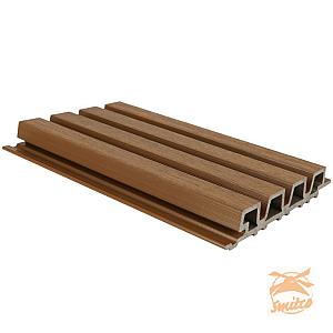 NewTechWood Composiet Wand Bekleding Rhombus Profiel, 3,3x21,5x390cm. Red Cedar 1059169