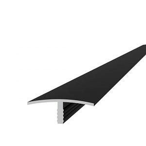 Aluminium Overgangsprofiel 4,0x1,8x300cm. Antraciet W23535