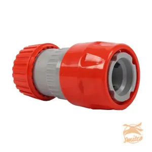 Snelkoppeling 12-18mm. Met STOP  En Slanghouder
