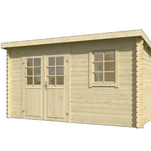 Onze Outdoor Life Overkappingen en Blokhutten worden geleverd exclusief dakbedekking, vloer en Funda