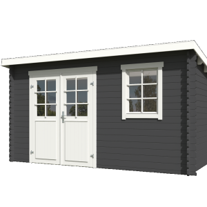 Onze Outdoor Life Overkappingen en Blokhutten worden geleverd exclusief dakbedekking, vloer en Funda