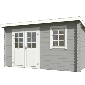 Onze Outdoor Life Overkappingen en Blokhutten worden geleverd exclusief dakbedekking, vloer en Funda