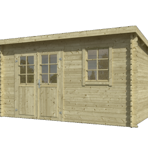 Onze Outdoor Life Overkappingen en Blokhutten worden geleverd exclusief dakbedekking, vloer en Funda