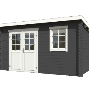 Onze Outdoor Life Overkappingen en Blokhutten worden geleverd exclusief dakbedekking, vloer en Funda