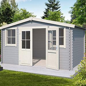 Onze Outdoor Life Overkappingen en Blokhutten worden geleverd exclusief dakbedekking, vloer en Funda