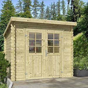 Onze Outdoor Life Overkappingen en Blokhutten worden geleverd exclusief dakbedekking, vloer en Funda