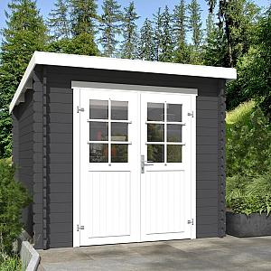 Onze Outdoor Life Overkappingen en Blokhutten worden geleverd exclusief dakbedekking, vloer en Funda