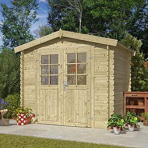 Onze Outdoor Life Overkappingen en Blokhutten worden geleverd exclusief dakbedekking, vloer en Funda