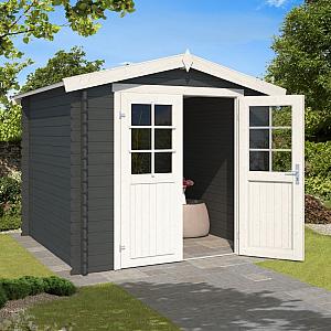 Onze Outdoor Life Overkappingen en Blokhutten worden geleverd exclusief dakbedekking, vloer en Funda