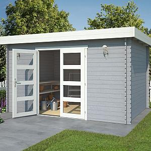 Onze Outdoor Life Overkappingen en Blokhutten worden geleverd exclusief dakbedekking, vloer en Funda