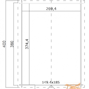 Onze Outdoor Life Overkappingen en Blokhutten worden geleverd exclusief dakbedekking, vloer en Funda